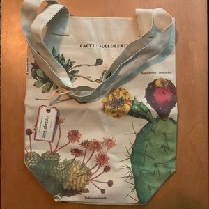 NWT Succulents Tote Bag